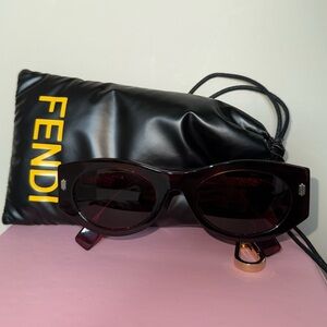 Fendi Burgundy Sunglasses